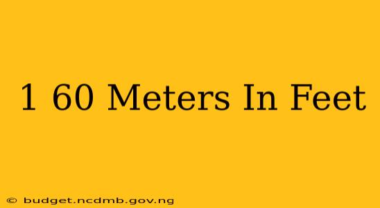1 60 Meters In Feet