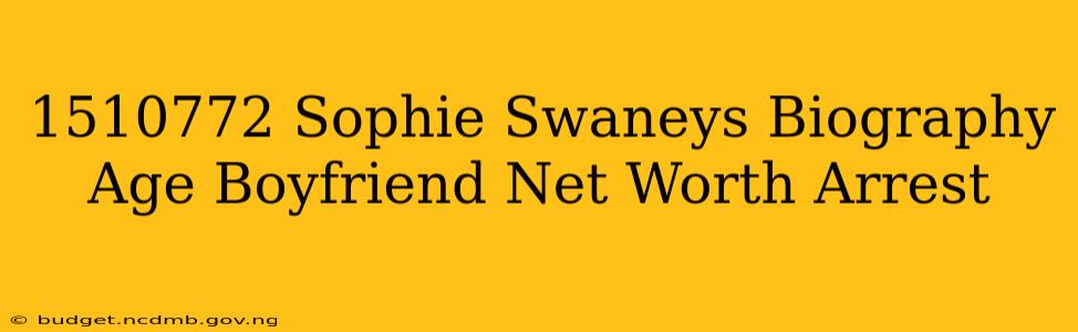 1510772 Sophie Swaneys Biography Age Boyfriend Net Worth Arrest