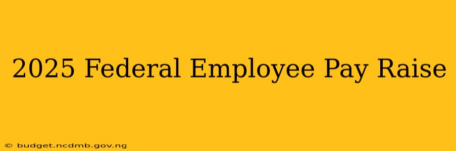 2025 Federal Employee Pay Raise