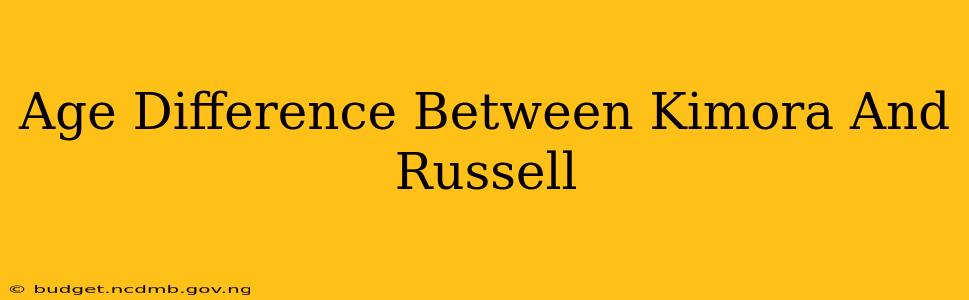 Age Difference Between Kimora And Russell