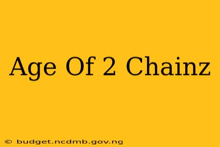 Age Of 2 Chainz