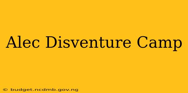 Alec Disventure Camp
