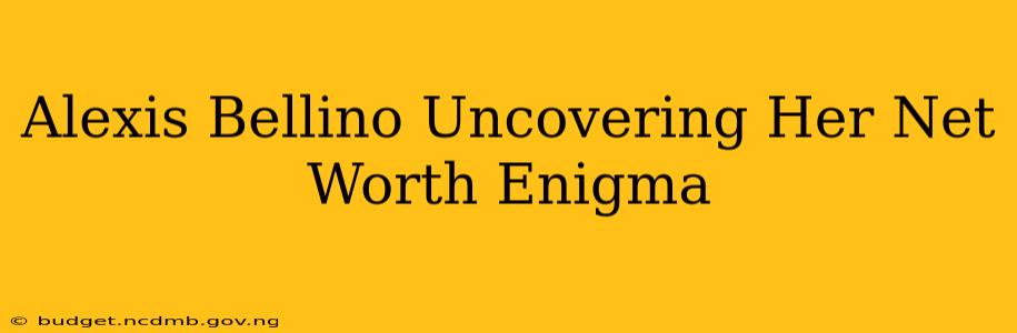Alexis Bellino Uncovering Her Net Worth Enigma