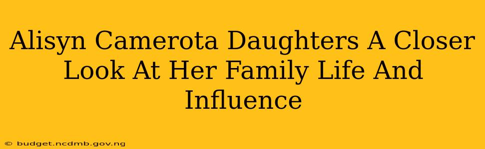 Alisyn Camerota Daughters A Closer Look At Her Family Life And Influence