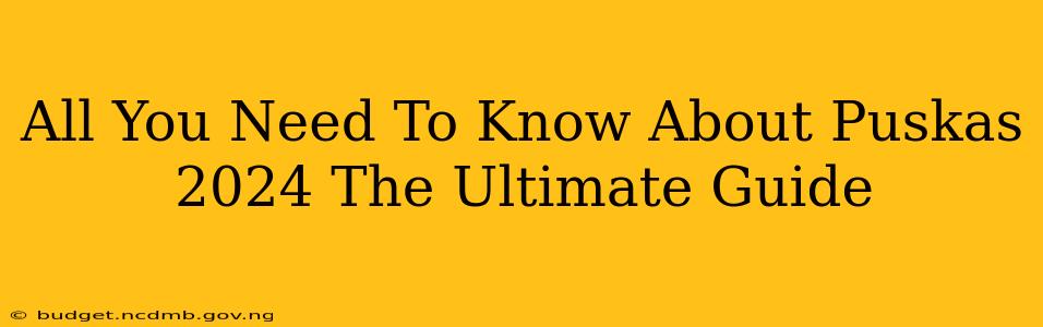 All You Need To Know About Puskas 2024 The Ultimate Guide