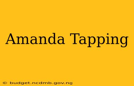 Amanda Tapping