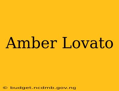 Amber Lovato