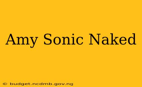 Amy Sonic Naked