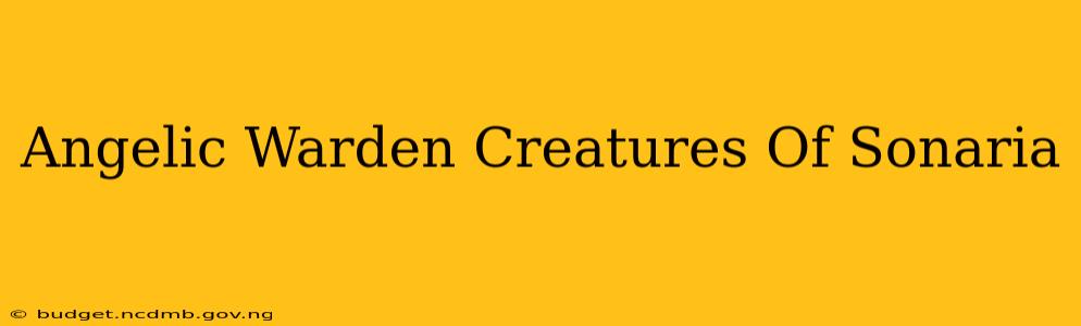 Angelic Warden Creatures Of Sonaria