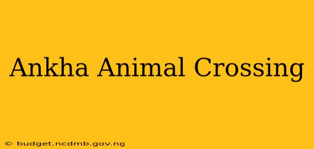 Ankha Animal Crossing
