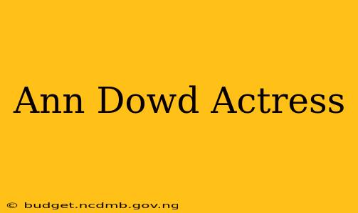 Ann Dowd Actress