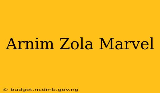 Arnim Zola Marvel