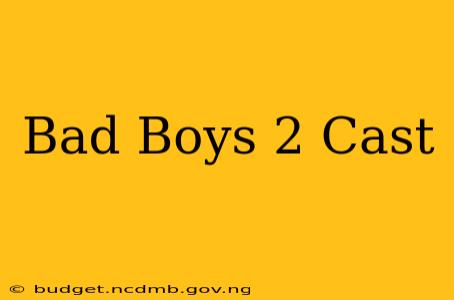 Bad Boys 2 Cast