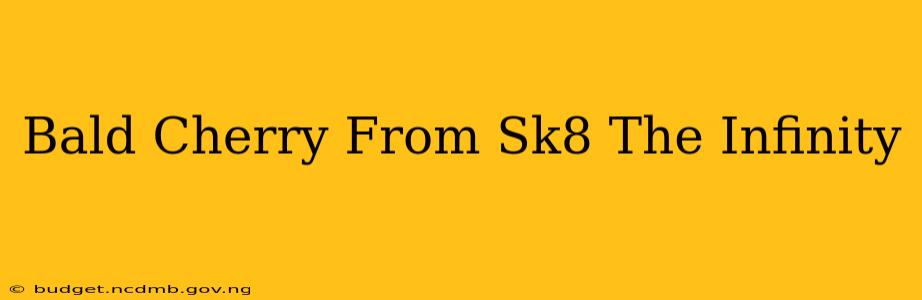 Bald Cherry From Sk8 The Infinity