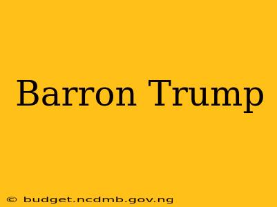 Barron Trump