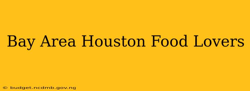 Bay Area Houston Food Lovers