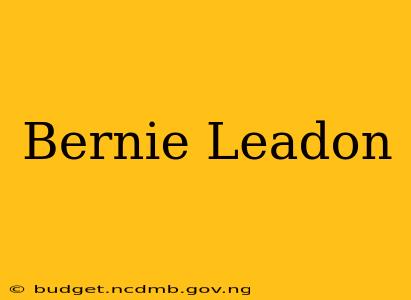 Bernie Leadon