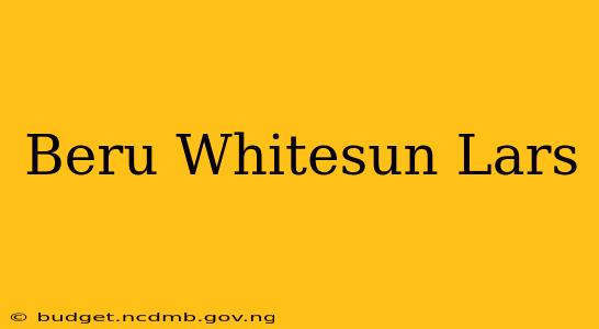 Beru Whitesun Lars