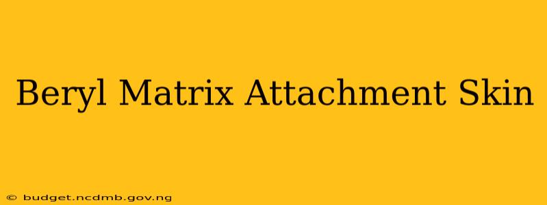 Beryl Matrix Attachment Skin