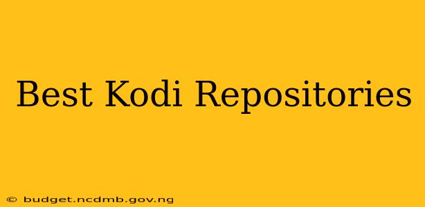 Best Kodi Repositories