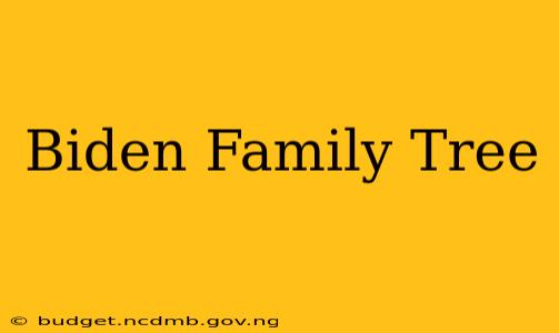 Biden Family Tree