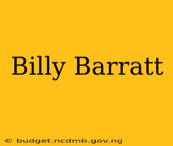 Billy Barratt