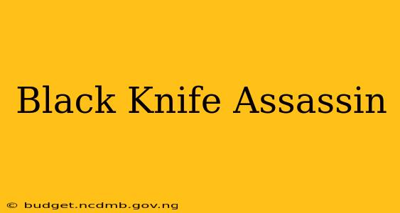 Black Knife Assassin
