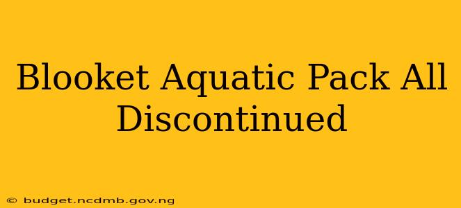 Blooket Aquatic Pack All Discontinued
