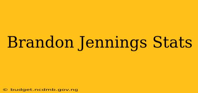 Brandon Jennings Stats
