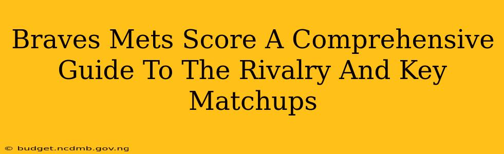 Braves Mets Score A Comprehensive Guide To The Rivalry And Key Matchups