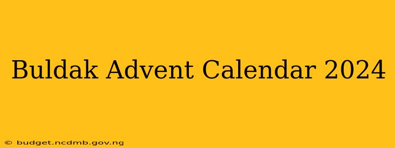 Buldak Advent Calendar 2024
