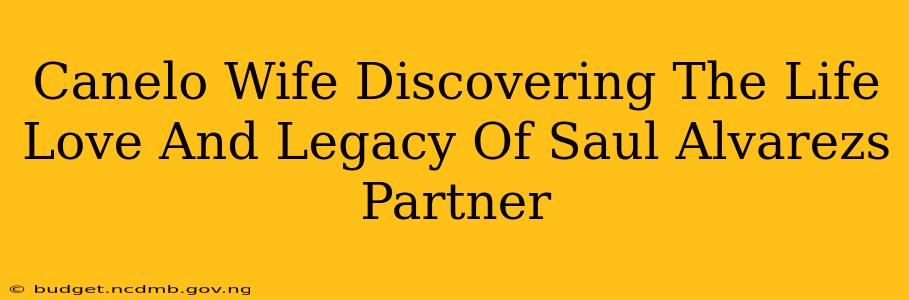 Canelo Wife Discovering The Life Love And Legacy Of Saul Alvarezs Partner