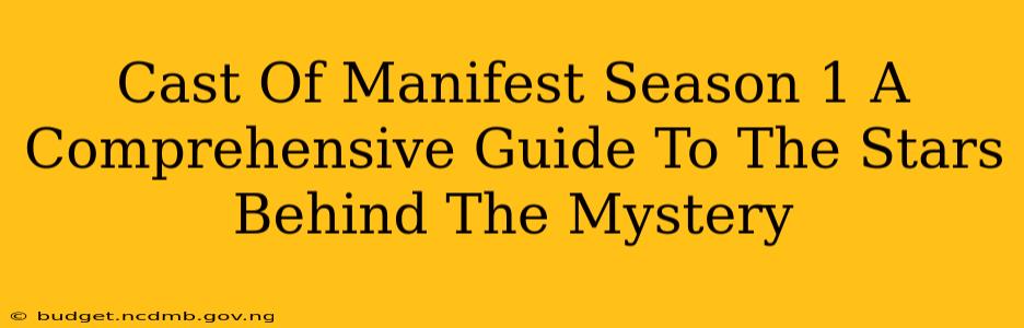 Cast Of Manifest Season 1 A Comprehensive Guide To The Stars Behind The Mystery