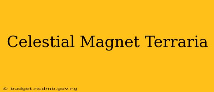 Celestial Magnet Terraria