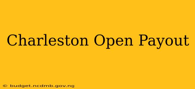 Charleston Open Payout