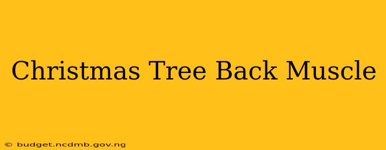 Christmas Tree Back Muscle