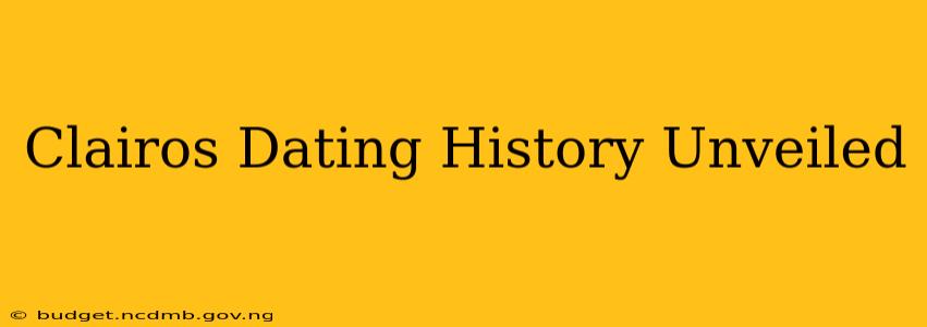 Clairos Dating History Unveiled