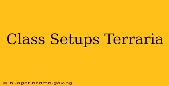 Class Setups Terraria