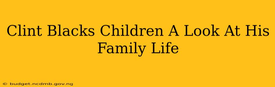 Clint Blacks Children A Look At His Family Life