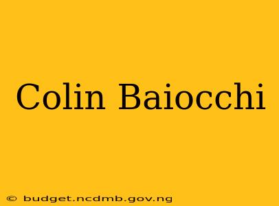 Colin Baiocchi
