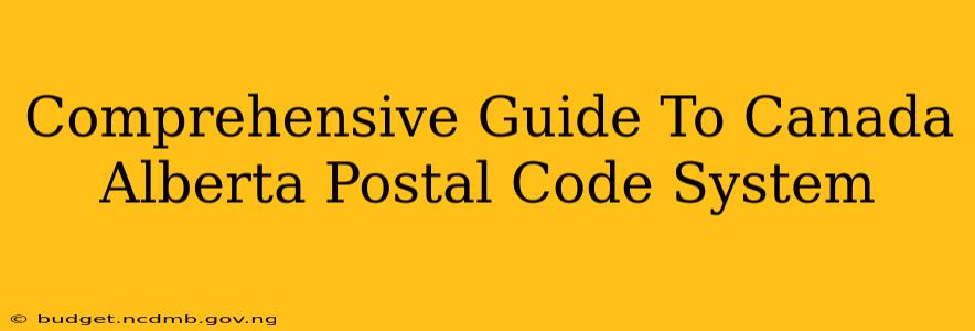 Comprehensive Guide To Canada Alberta Postal Code System
