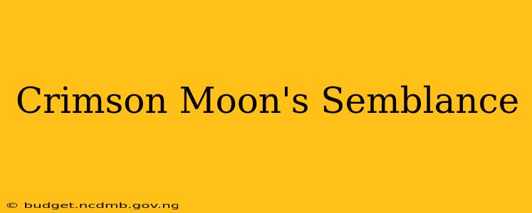 Crimson Moon's Semblance