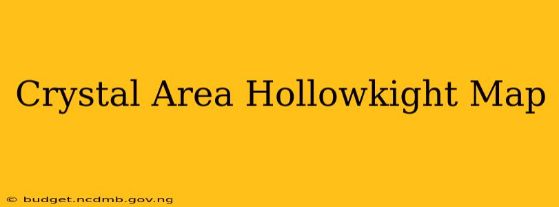 Crystal Area Hollowkight Map