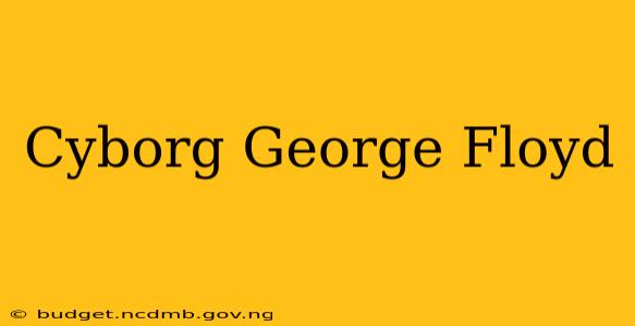 Cyborg George Floyd