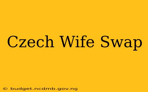 Czech Wife Swap