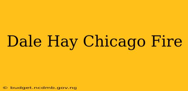 Dale Hay Chicago Fire