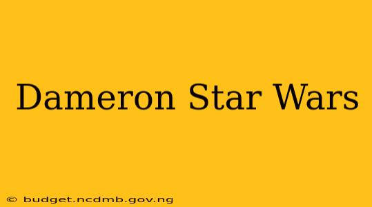 Dameron Star Wars