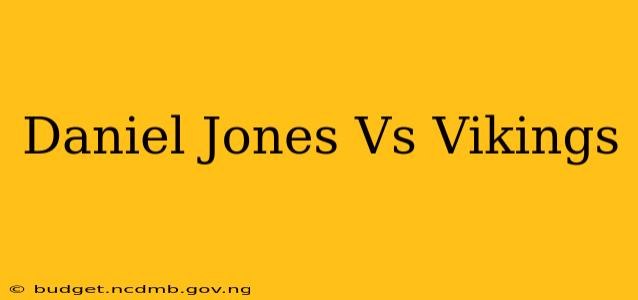 Daniel Jones Vs Vikings