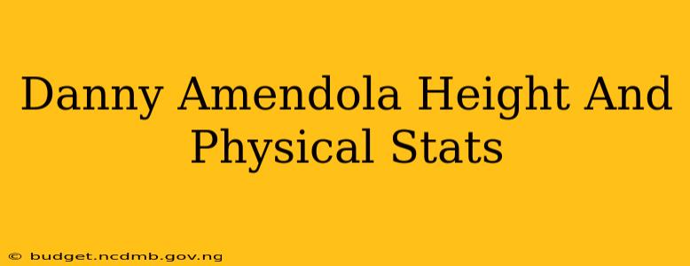 Danny Amendola Height And Physical Stats