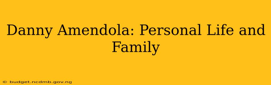 Danny Amendola: Personal Life and Family